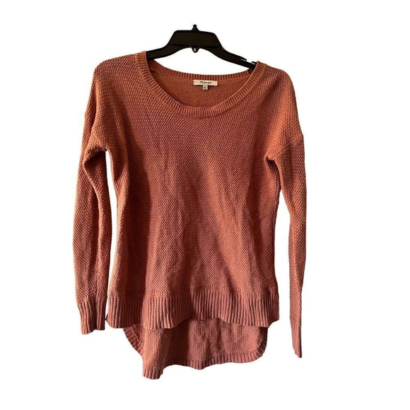 Madewell Blush Pink Tiered Knit Sweater Size XS - Picture 1 of 9